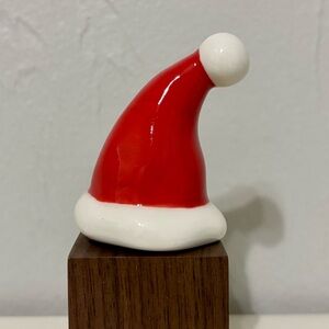 Santa Hat Nora Fleming Mini Platter Charm